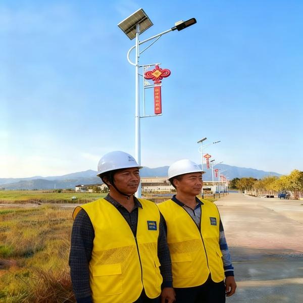 Southeast Asian Installation project of 1120 LED solar streetlights