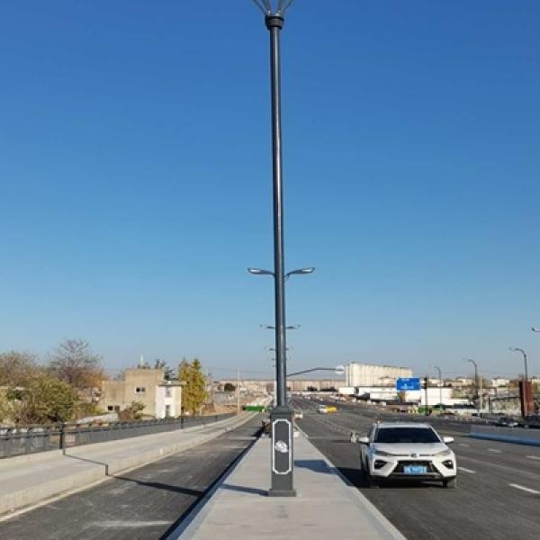 Central Asia's green energy transition: 526 solar streetlights project successfully delivered