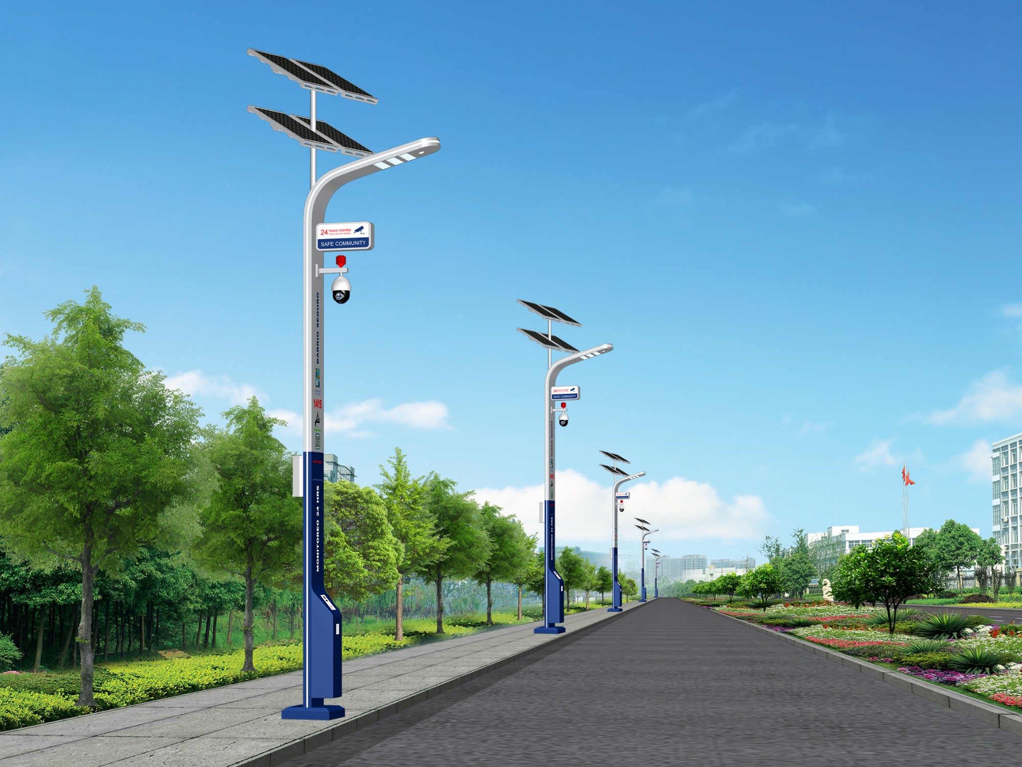 Chile Smart Security Pole Project | Kototerk Delivers Custom Solar