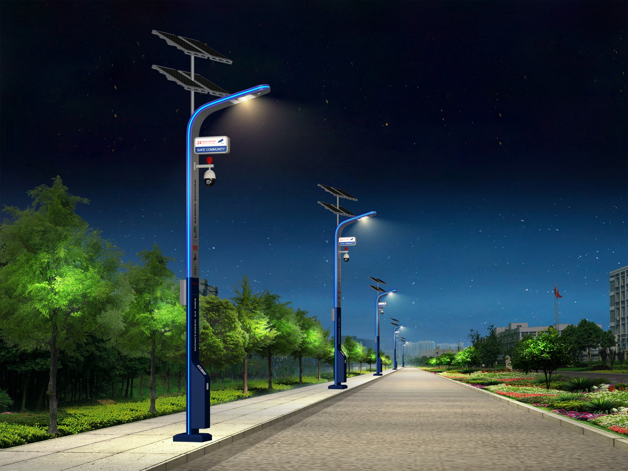 Chile Smart Security Pole Project | Kototerk Delivers Custom Solar