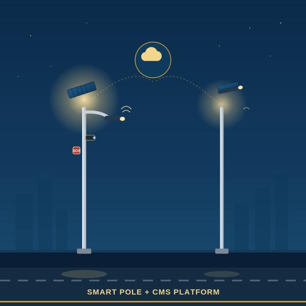 Smart Poles & Solar Streetlights at Scale