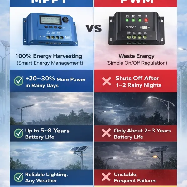 Solar Street Light MPPT Controller: The Core Technology Behind Reliable Lighting