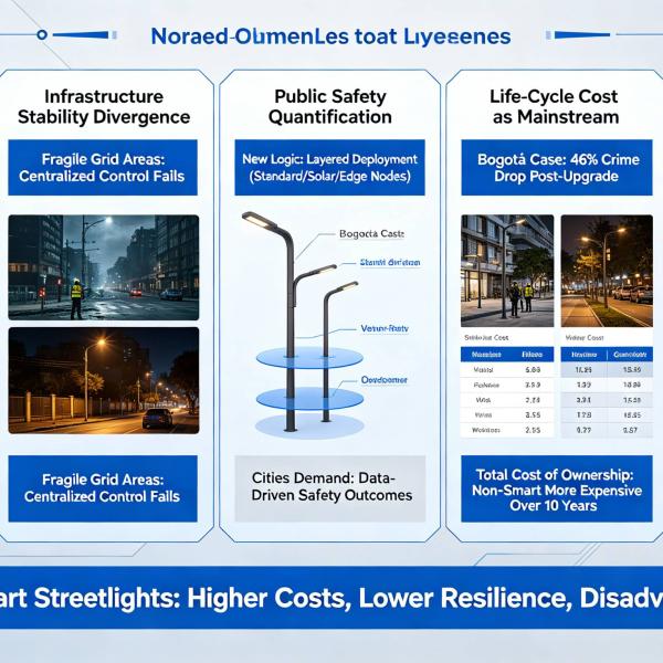 Post-2026: Non-Smart Streetlights Will Lose Out on Projects—Not Due to Technology, But Due to Logic