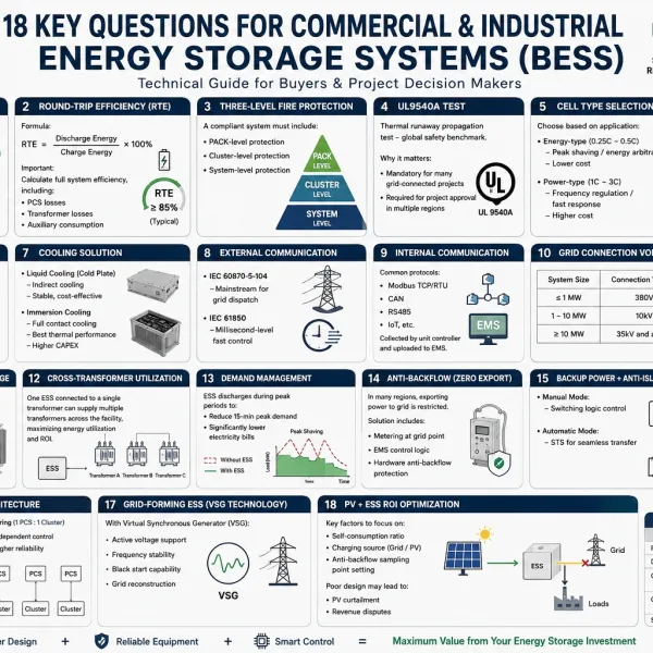 Commercial & Industrial BESS: ROI, Safety & System Design Guide | Energy Storage Solutions