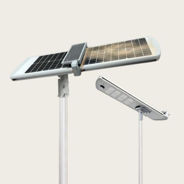 Self-cleaning Integrated Solar Street Light